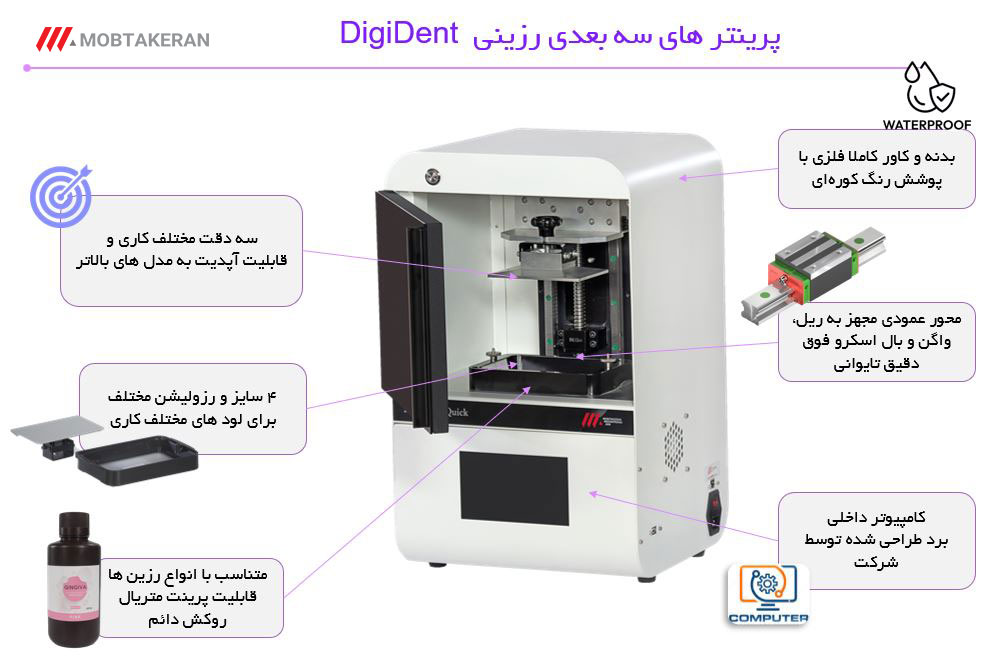 پرینتر سه بعدی دندانپزشکی