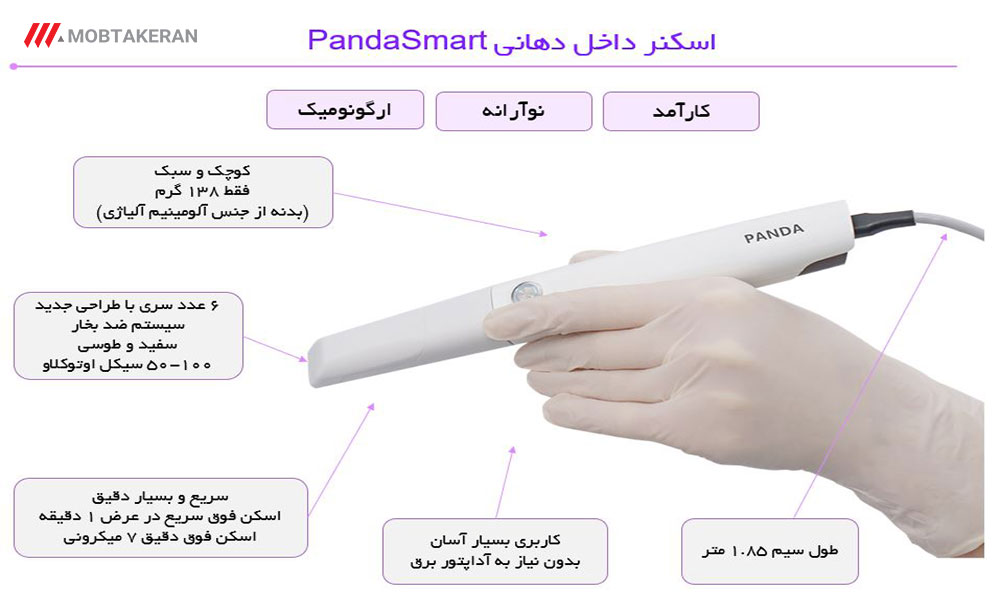 اسکنر داخل دهانی پاندا اسمارت